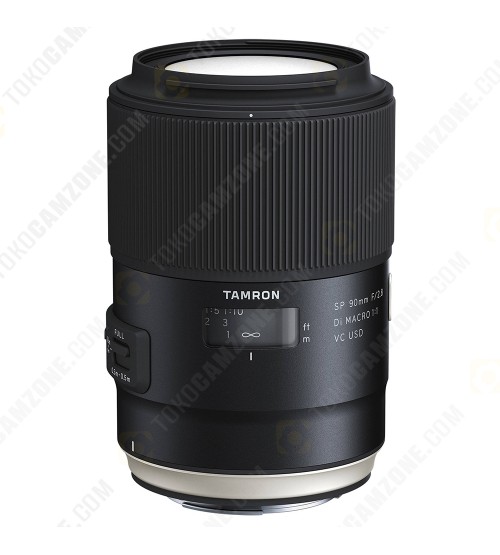Tamron For Nikon SP 90mm f/2.8 Di Macro 1:1 VC USD with Hood